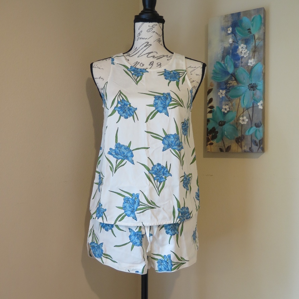 Topshop ☆  NWT Pajama Cami Shorts Set Size US4
